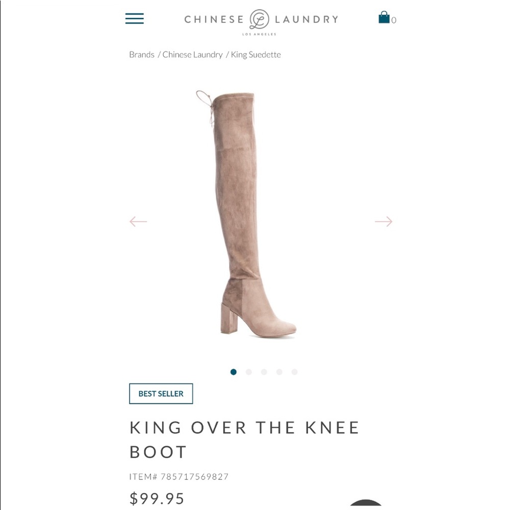 Chinese Laundry thigh boot size 6.5